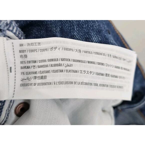 Abercrombie & Fitch Curve Love 90 Slim Straight Ultra High Rise Jeans Size 30/10 - Picture 8 of 8